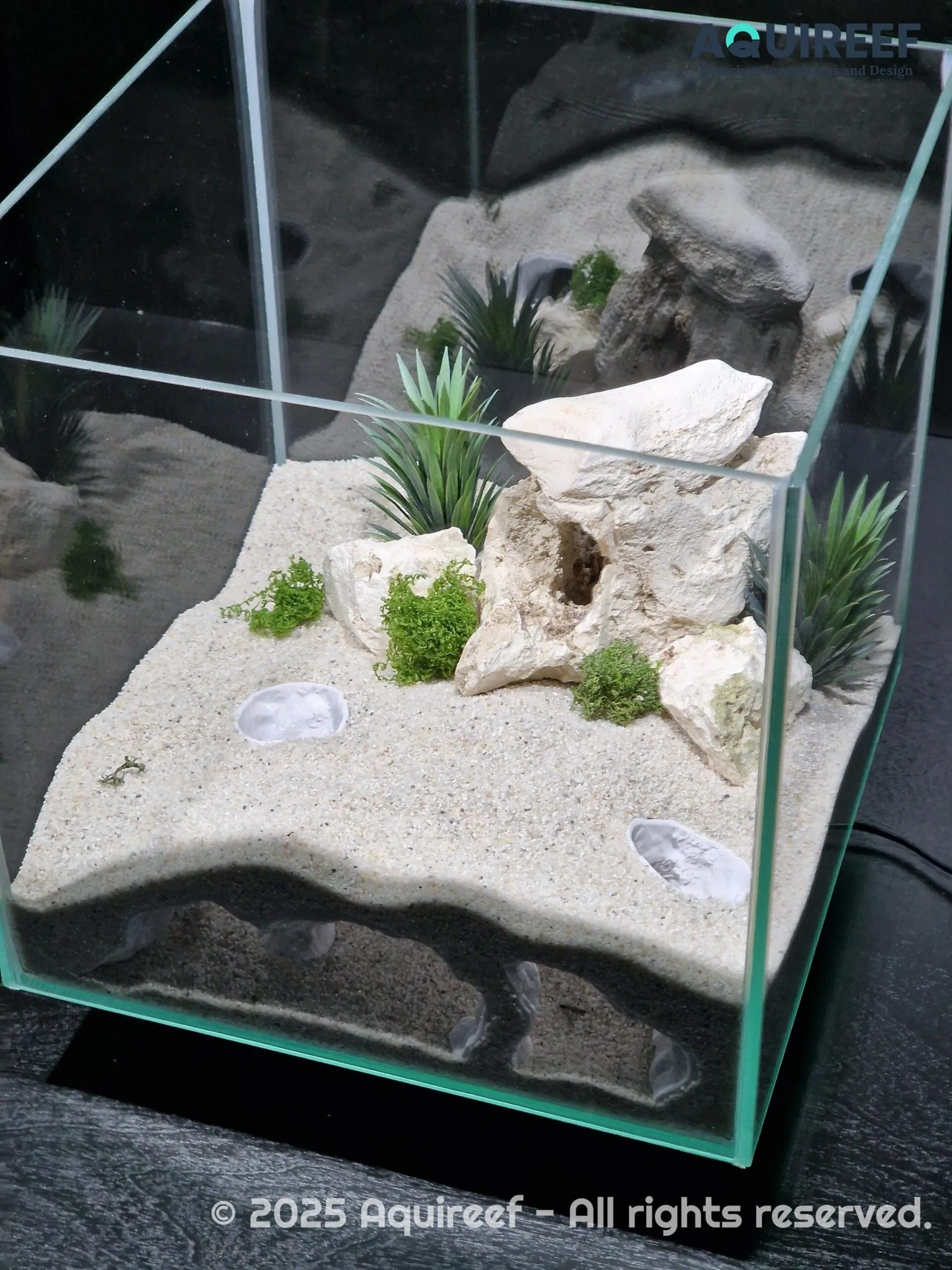 Aquarium & Terrarium Centerpiece Decoration - a Mythic Historical Cave for Pet Hide, Rest, Exploration and Observation | The Atlantis Catacombs Cave 3D Printable STL File - Image 4