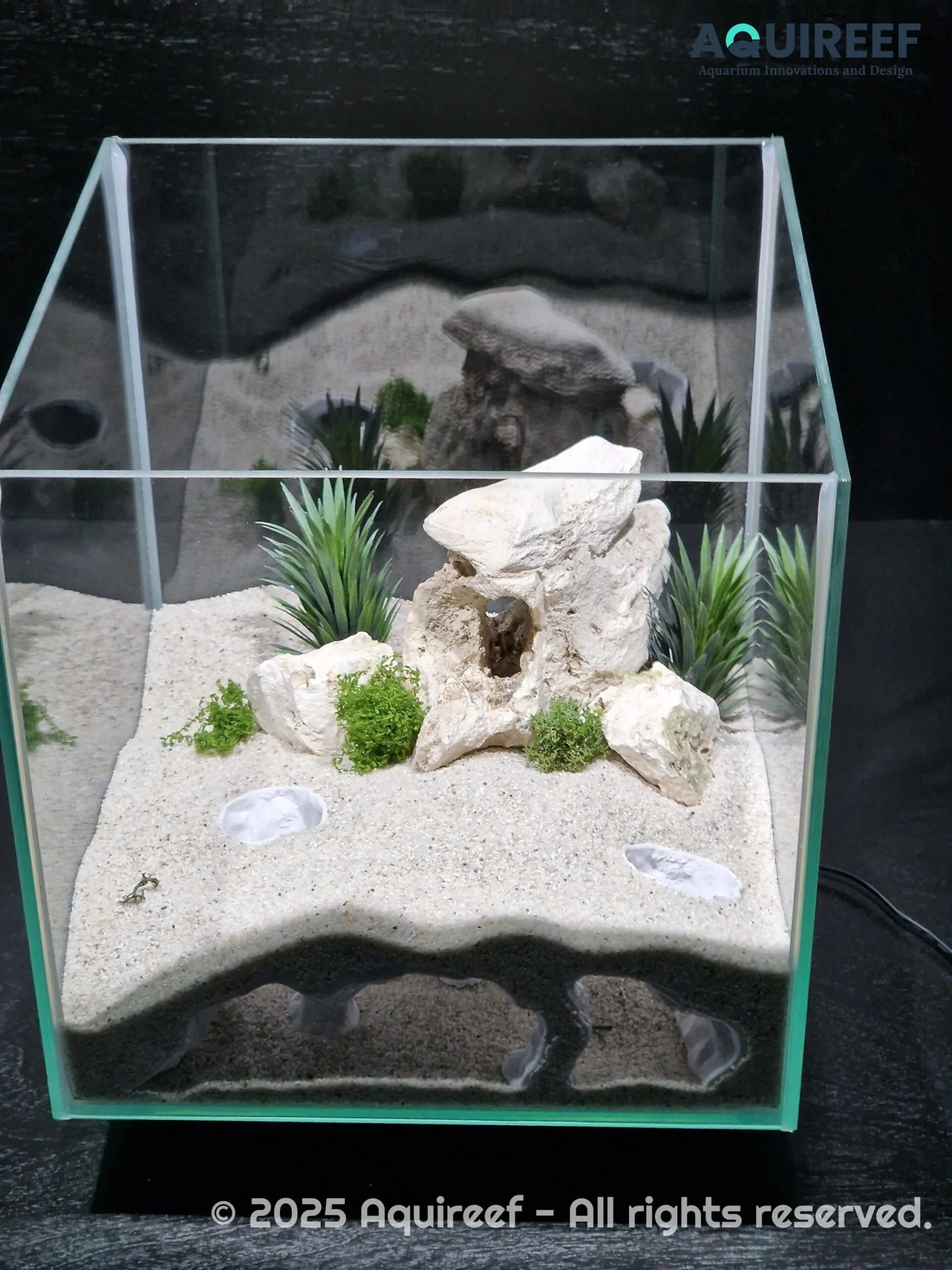 Aquarium & Terrarium Centerpiece Decoration - a Mythic Historical Cave for Pet Hide, Rest, Exploration and Observation | The Atlantis Catacombs Cave 3D Printable STL File - Image 3