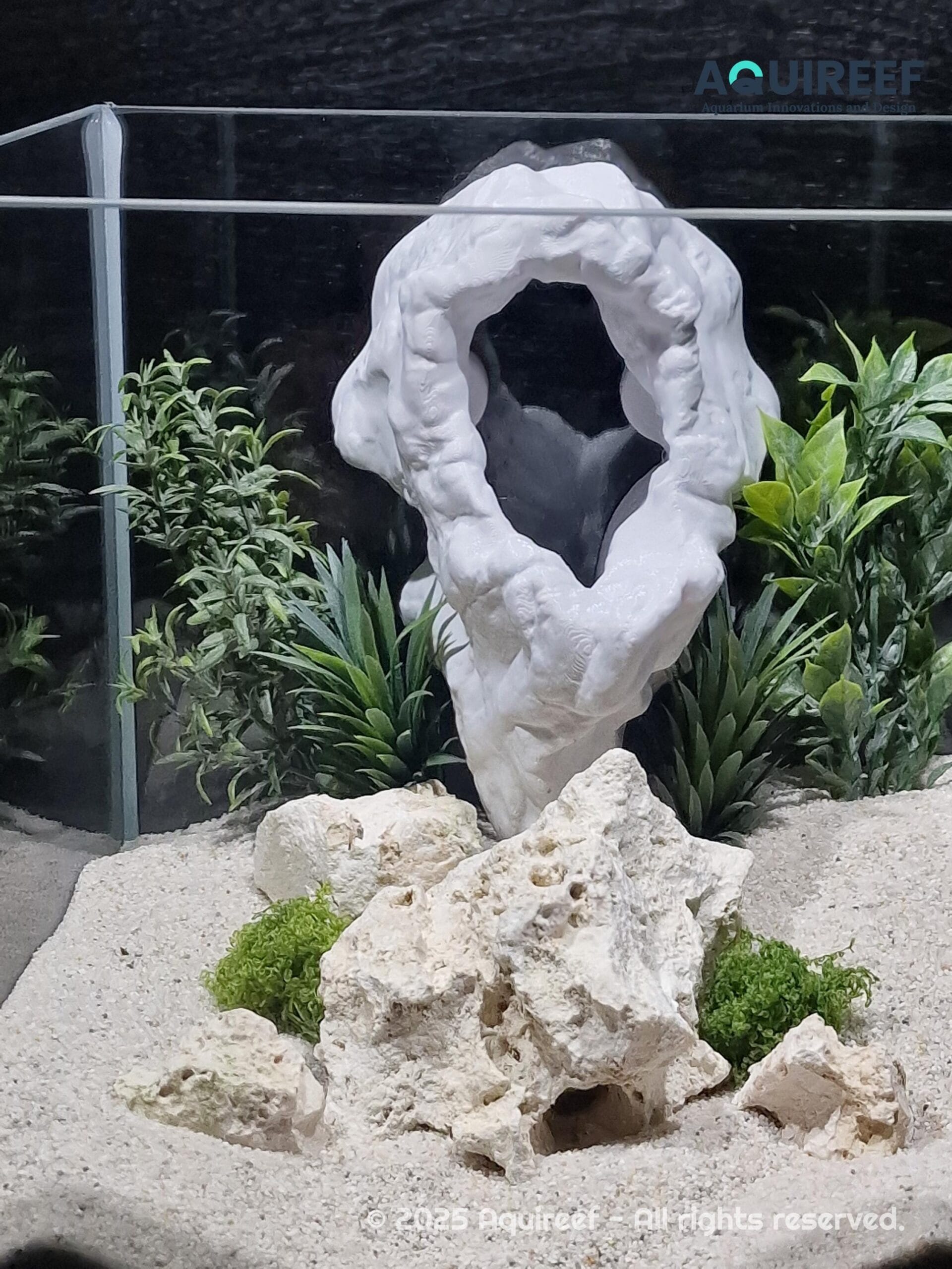 Hanging Rock Cave for Aquariums & Terrariums - 2 Sizes, a Unique Critter Hide Zone, Hanging Cave for Tanks and Aquascaping | Hanging Rock 3D Printable STL File - Image 8