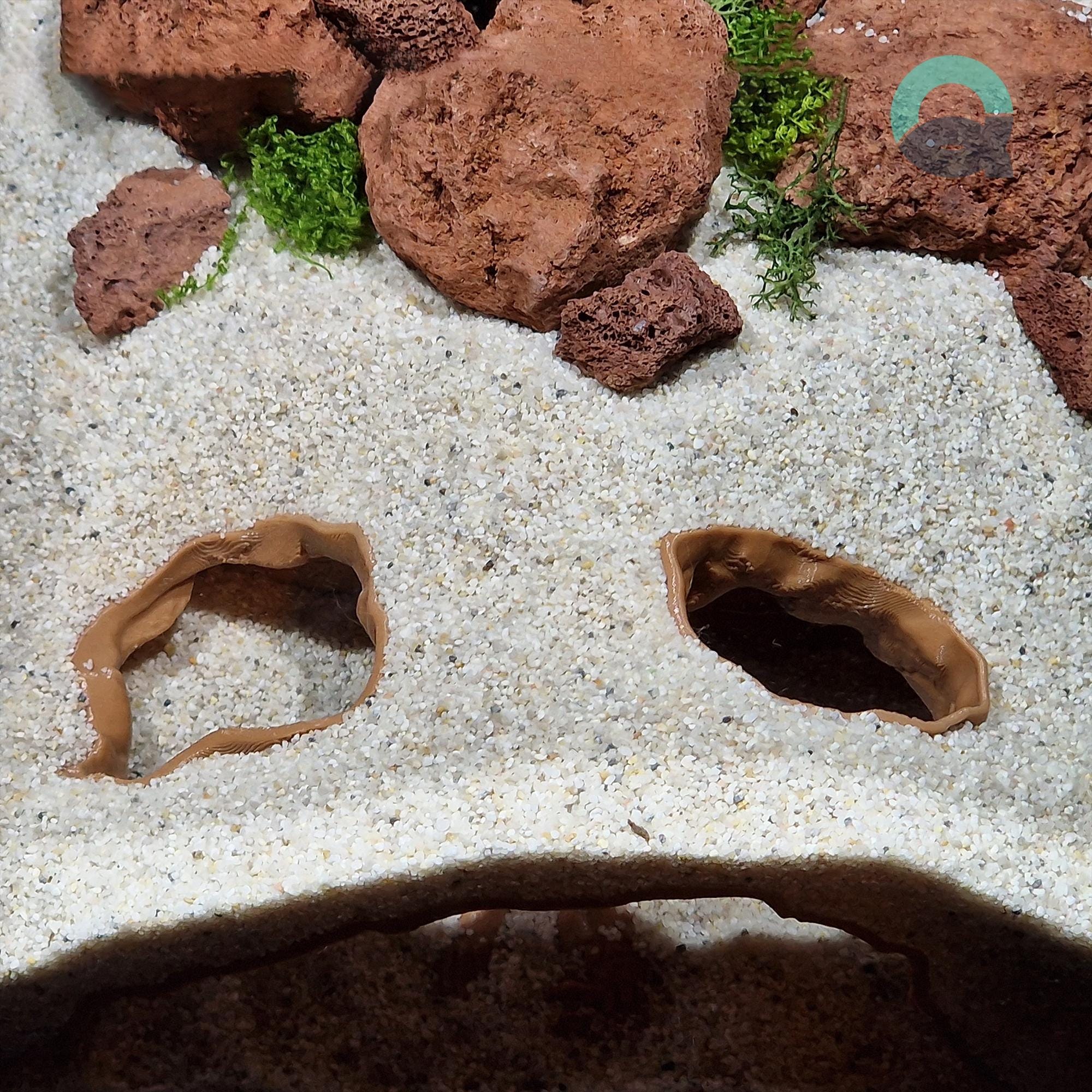 Underground Reptile and Fish Cave - Egypt Theme, Aquarium & Terrarium Decor, Grotto for Pet Hide and Observation | The Secrets of Pharaoh 3D Printable STL File - Image 6