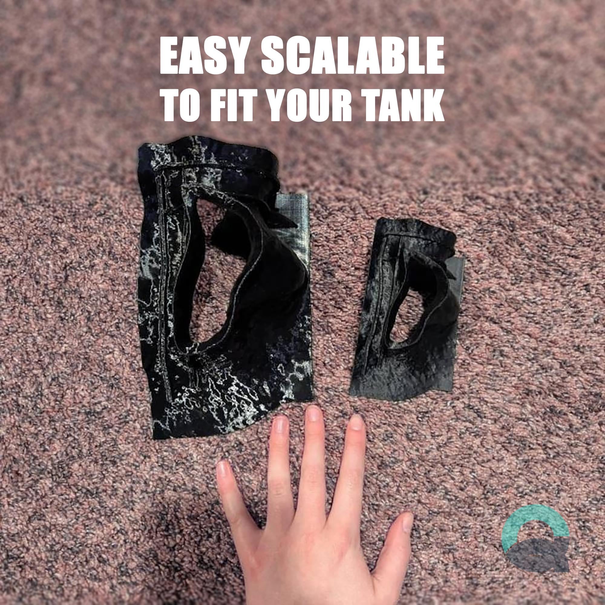 Aquarium & Terrarium Corner Cave - Critter Hide Zone, Natural Tank Corner Decor, Aquascaping Accessory | The Sea Flow Cave 3D Printable STL File - Image 3