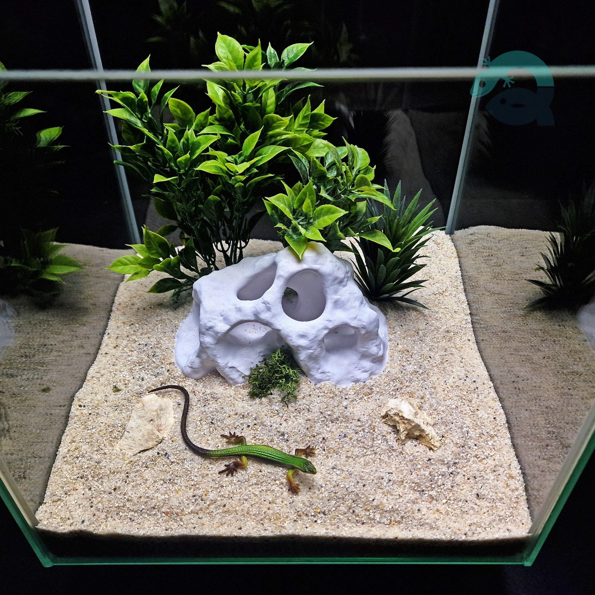 Aquarium & Terrarium Critter Cave, Above Ground Pet Hide, Aquscaping Accessory | The Shellspire Cavern 3D Printable STL File - Image 7