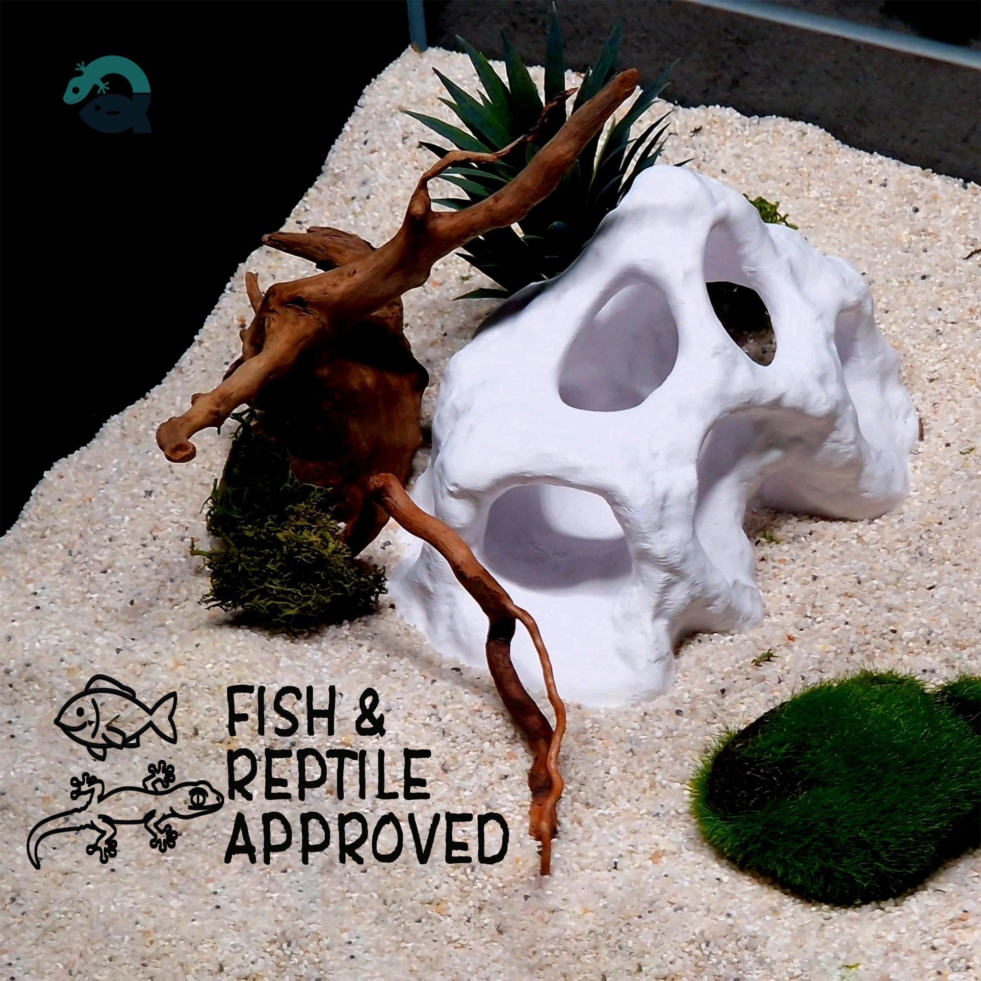 Aquarium & Terrarium Critter Cave, Above Ground Pet Hide, Aquscaping Accessory | The Shellspire Cavern 3D Printable STL File - Image 3