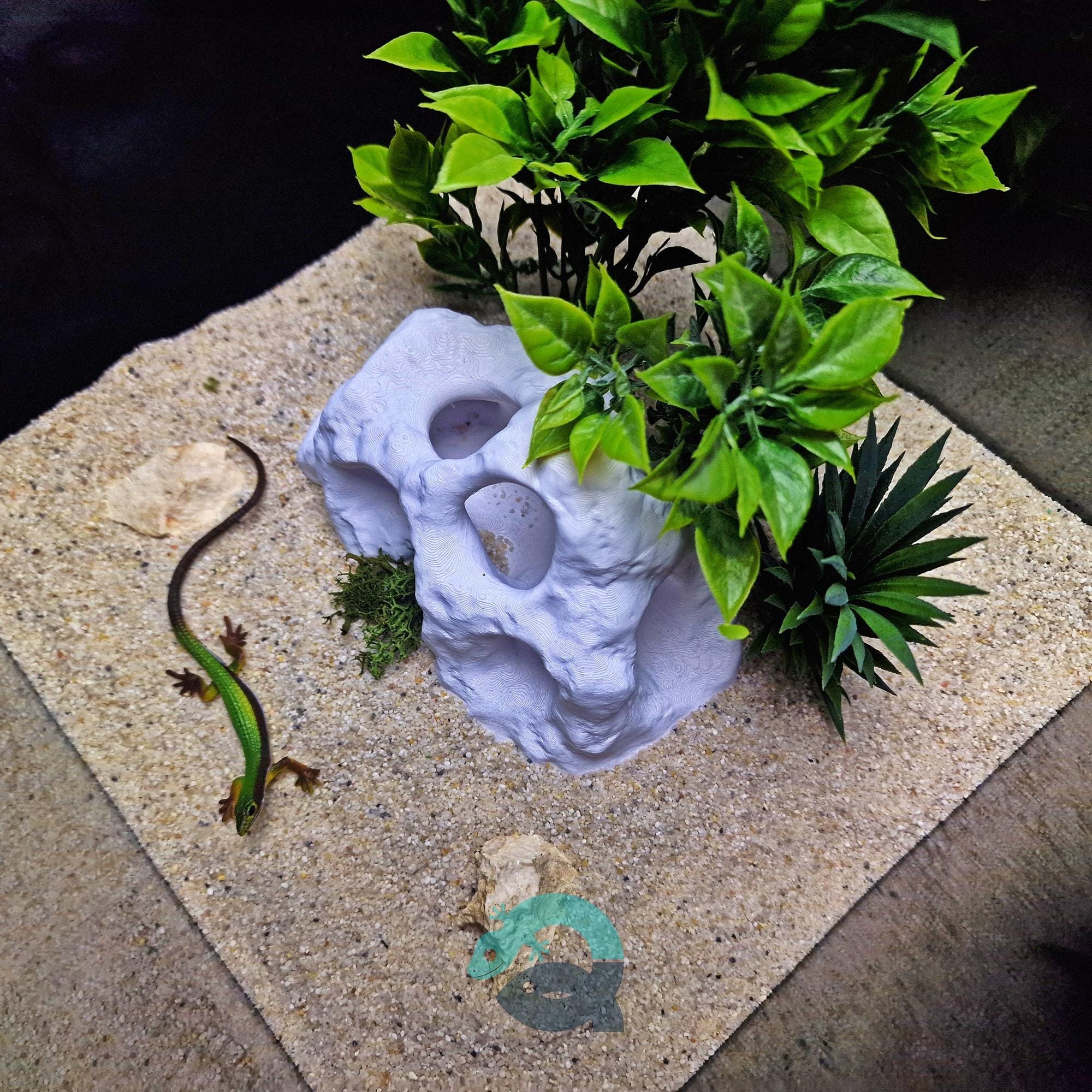 Aquarium & Terrarium Critter Cave, Above Ground Pet Hide, Aquscaping Accessory | The Shellspire Cavern 3D Printable STL File - Image 6