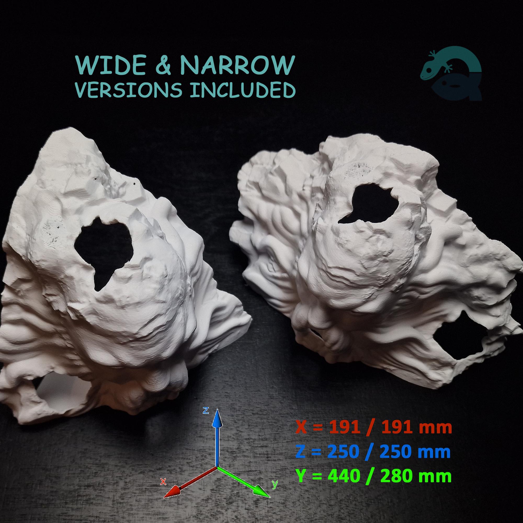 Harry Potter Movie Fan Cave - Aquarium and Terrarium Decor, the Salazar Critter House, 2 Sizes Included | Harry Potter Themed Cave 3D Printable STL File - Image 9