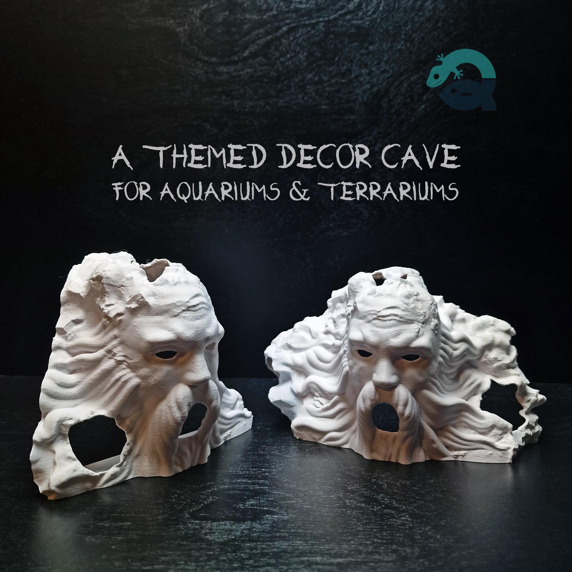 Harry Potter Movie Fan Cave - Aquarium and Terrarium Decor, the Salazar Critter House, 2 Sizes Included | Harry Potter Themed Cave 3D Printable STL File - Image 8