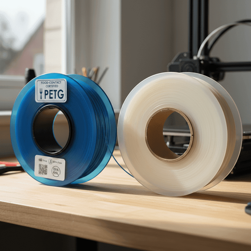 Food safe filament vs unknown brand filament spool