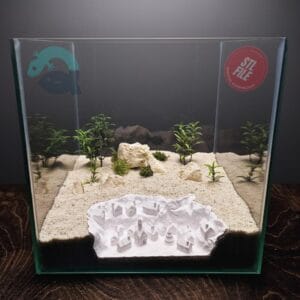Christmas Aquarium / Terrarium Cave – Xmas Decor Ornament mini festive Holiday Village | Christmas Town 3D Printable STL File