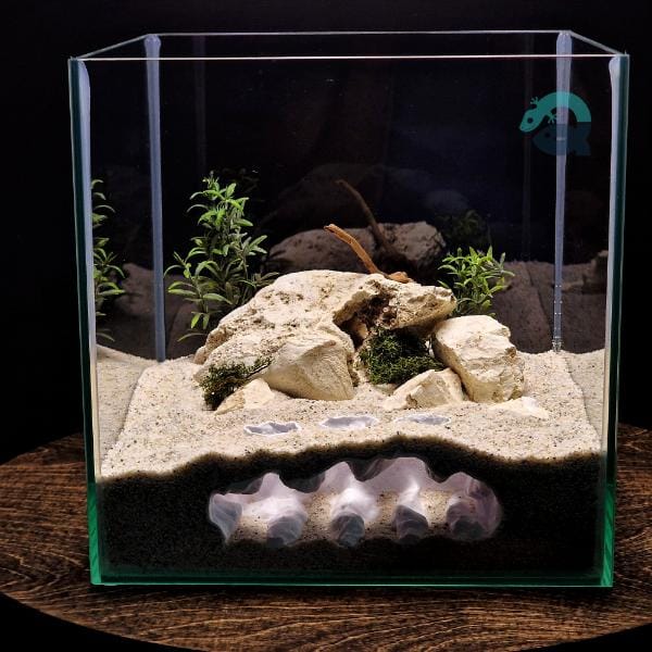 Fish, Shrimp, Axolotl, Reptile Hide Cave - Aquarium and Terrarium Decor, Aquascape Piece, Fish Tank Ornament Art | The Sea Beast 3D Printable STL File - Image 3